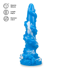 Load image into Gallery viewer, Cthulhu tentacle suction cup dildo