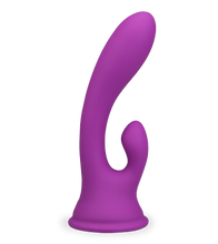 Load image into Gallery viewer, Cuddly suction cup rabbit vibrator