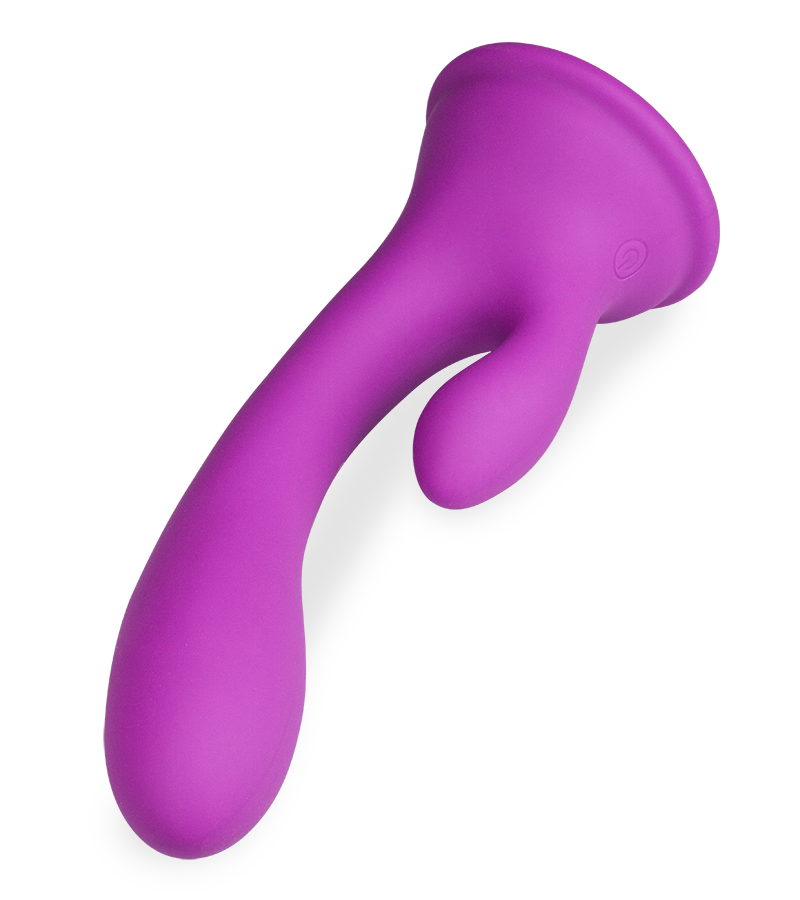 Cuddly suction cup rabbit vibrator