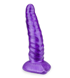 Curved dragon suction-cup dildo 7.75 inches