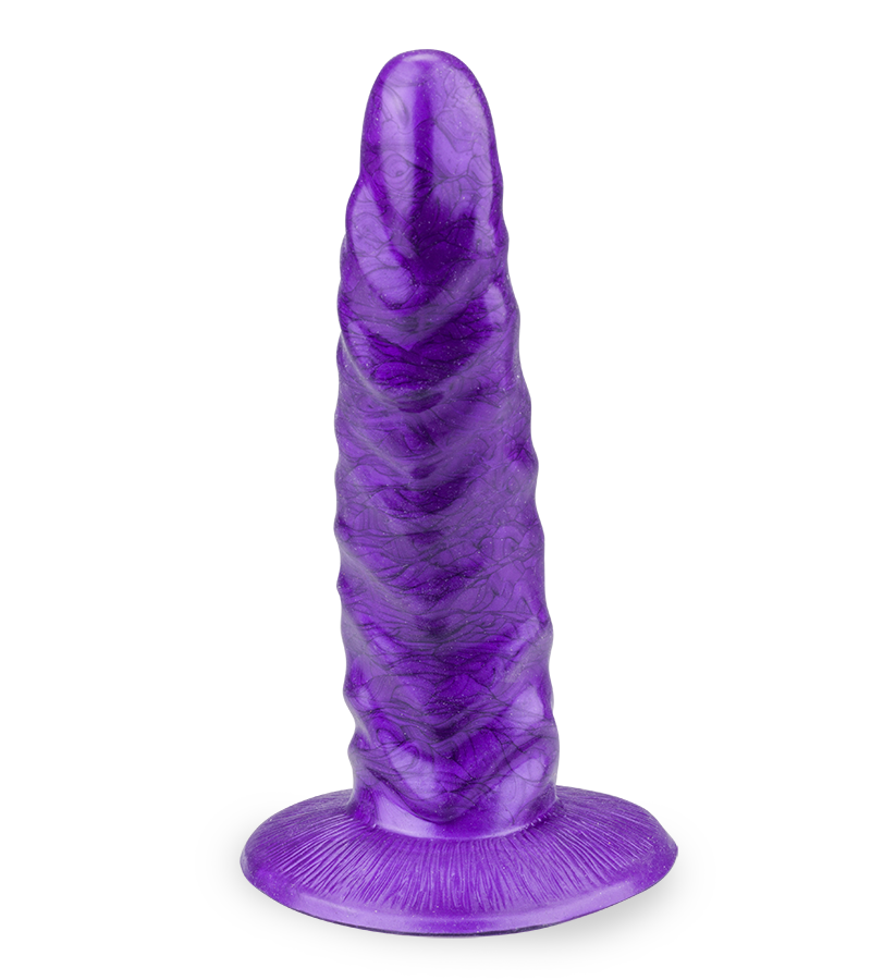 Curved dragon suction-cup dildo 7.75 inches