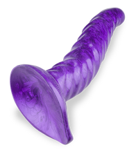 Load image into Gallery viewer, Curved dragon suction-cup dildo 7.75 inches