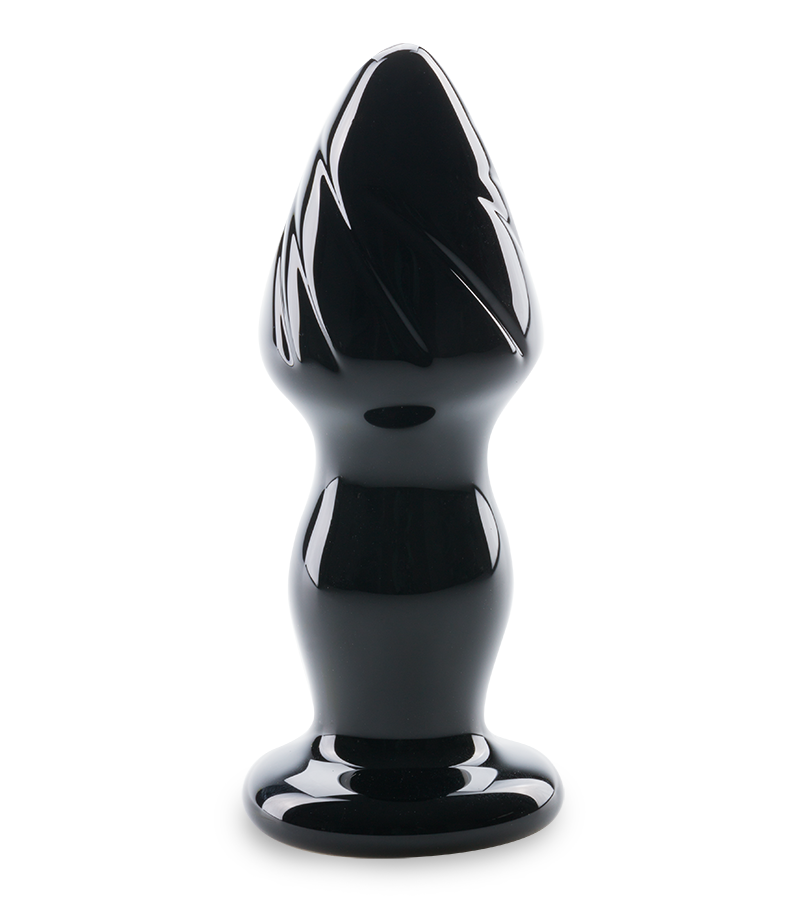 Dahlia glass butt plug