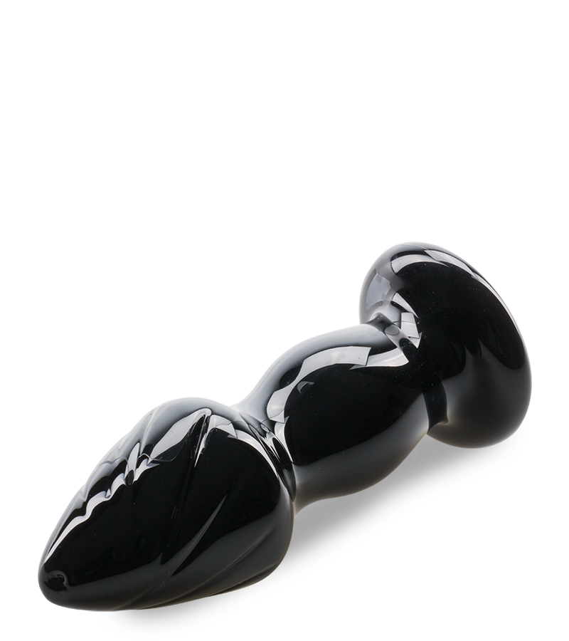 Dahlia glass butt plug
