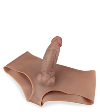 Load image into Gallery viewer, Dany strap-on hollow second skin curved dildo