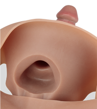 Load image into Gallery viewer, Dany strap-on hollow second skin curved dildo