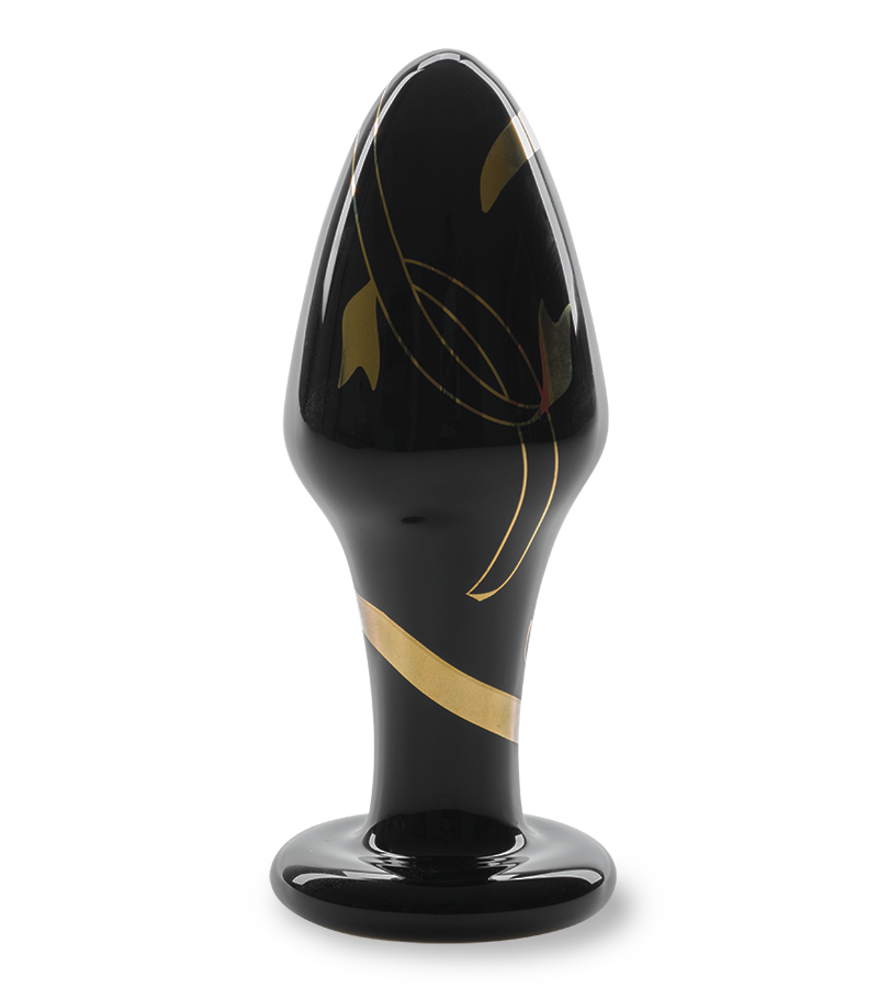 Delicacy glass butt plug