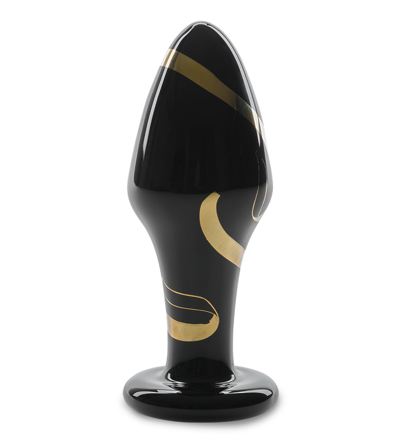 Delicacy glass butt plug