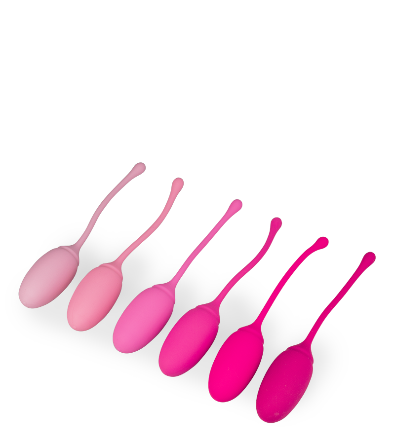 Deluxe set of 6 jiggle balls