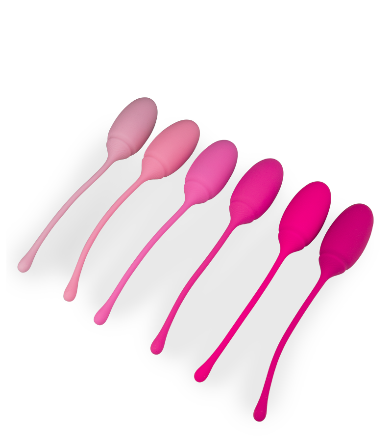 Deluxe set of 6 jiggle balls