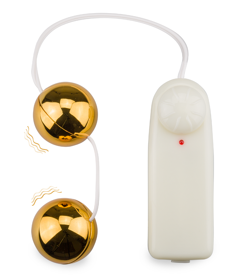 Deluxe vibrating metal Ben Wa balls