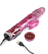 Load image into Gallery viewer, Deluxe XXL butterfly thrusting rabbit vibrator