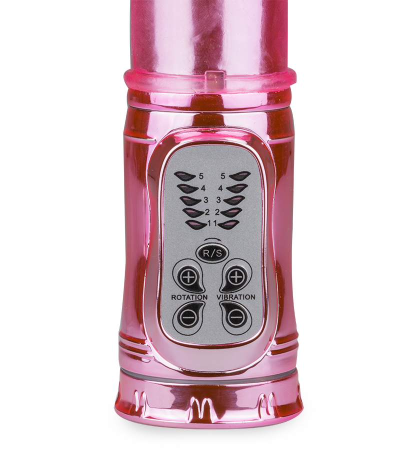 Deluxe XXL butterfly thrusting rabbit vibrator