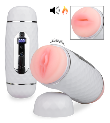 Dion double-entry masturbator with a thrust counter