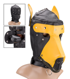 Doberman BDSM hood for puppy play
