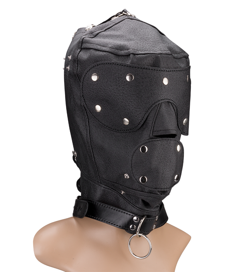 Doberman BDSM hood for puppy play
