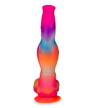 Load image into Gallery viewer, Dobermann glow-in-the-dark suction-cup dog dildo