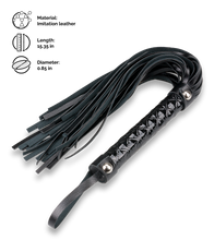 Load image into Gallery viewer, Docility small BDSM flogger