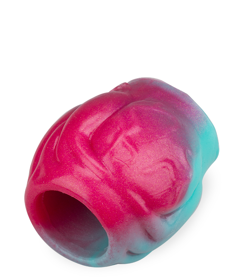 Dog penis sleeve with knot