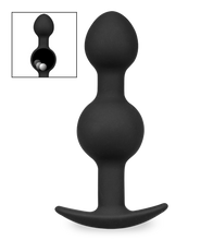 Load image into Gallery viewer, Double Bump silicone jiggling anal plug