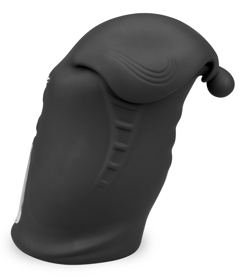 Double-entry automatic masturbator for balls and tip