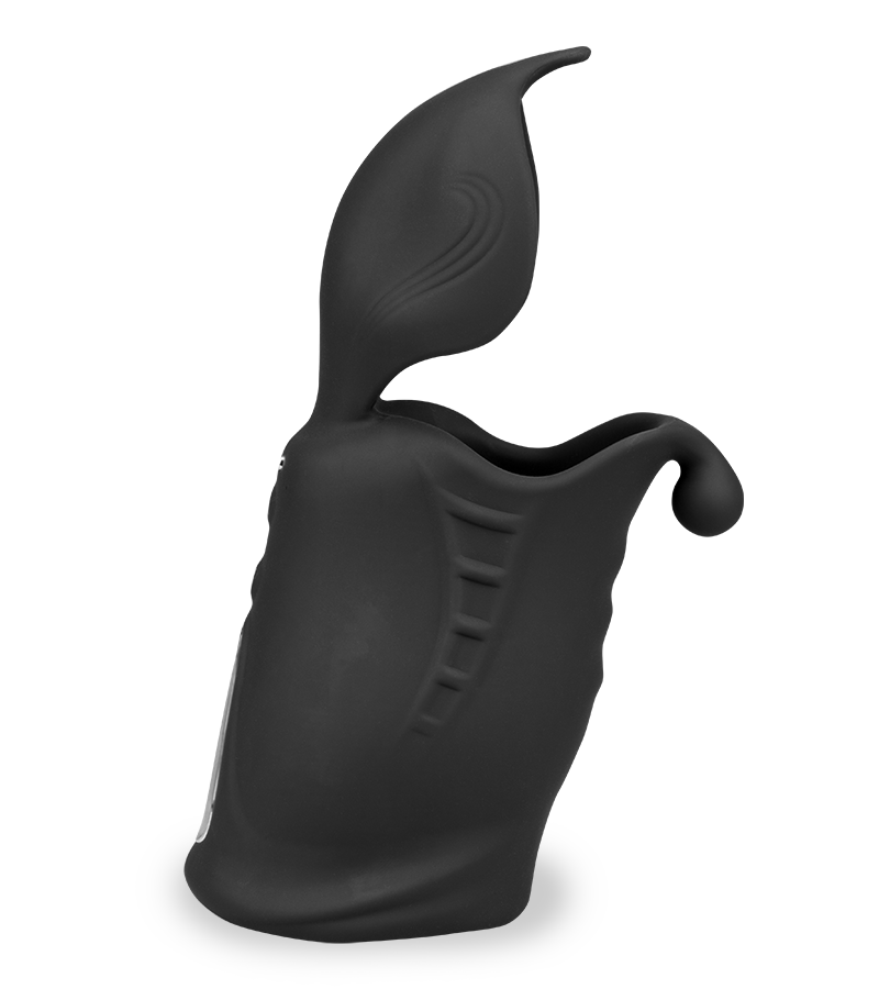 Double-entry automatic masturbator for balls and tip