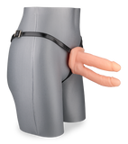 Double penetration hollow penis sleeve