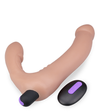 Load image into Gallery viewer, Double-penis strap-on dildo 20 modes