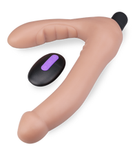 Load image into Gallery viewer, Double-penis strap-on dildo 20 modes