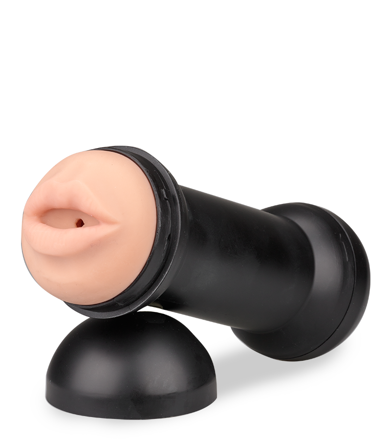 Double-sided vagina and mouth masturbator