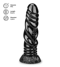 Load image into Gallery viewer, Dragon suction cup dildo 8.00 inches