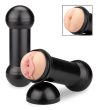 Load image into Gallery viewer, Dual vagina and anus masturbator