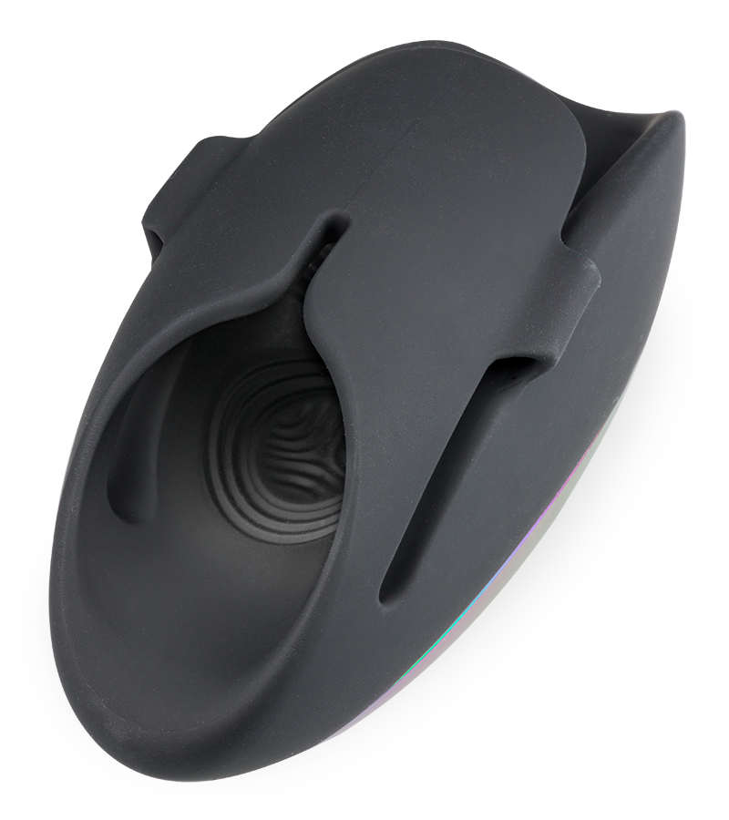 Dusk vibrating and throbbing masturbator