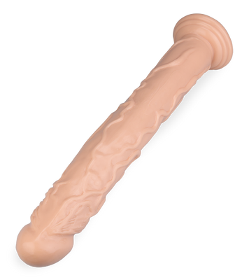 Dustin large suction-cup dildo with bulging veins