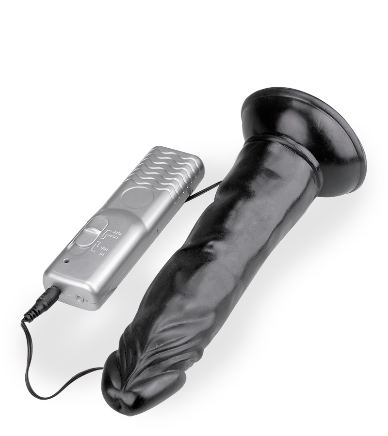 Easy Ride long inflatable pillow with vibrating dildo