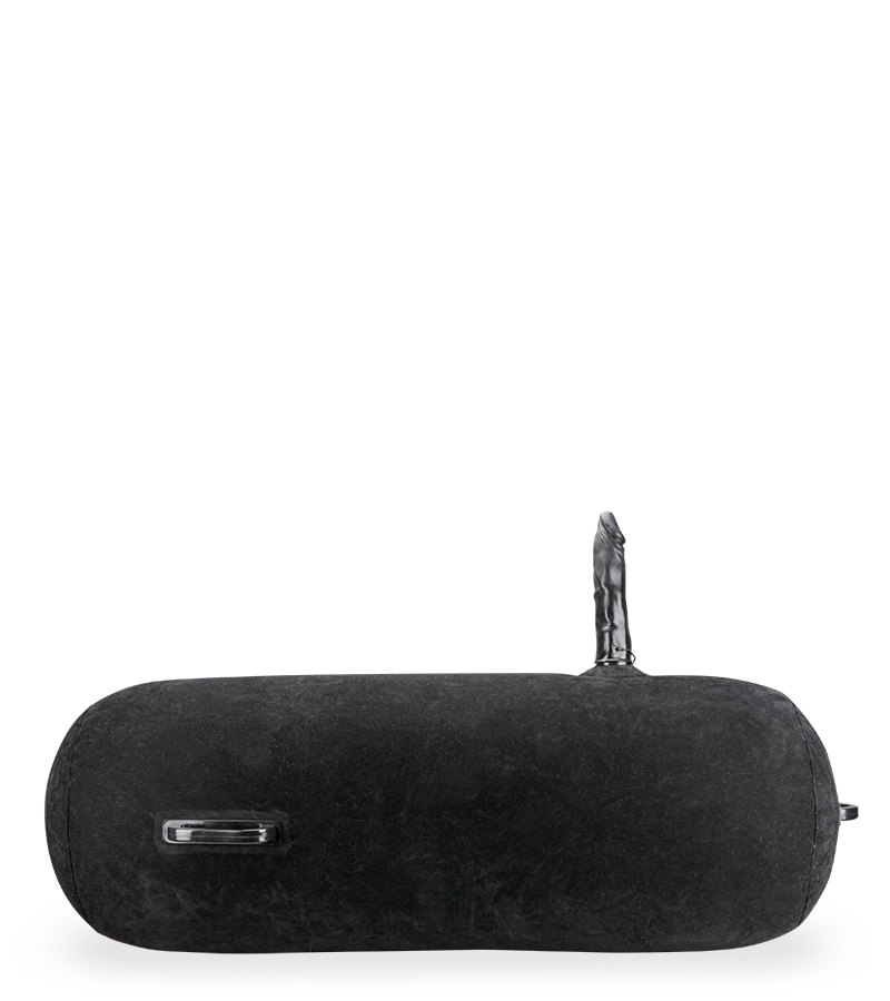 Easy Ride long inflatable pillow with vibrating dildo