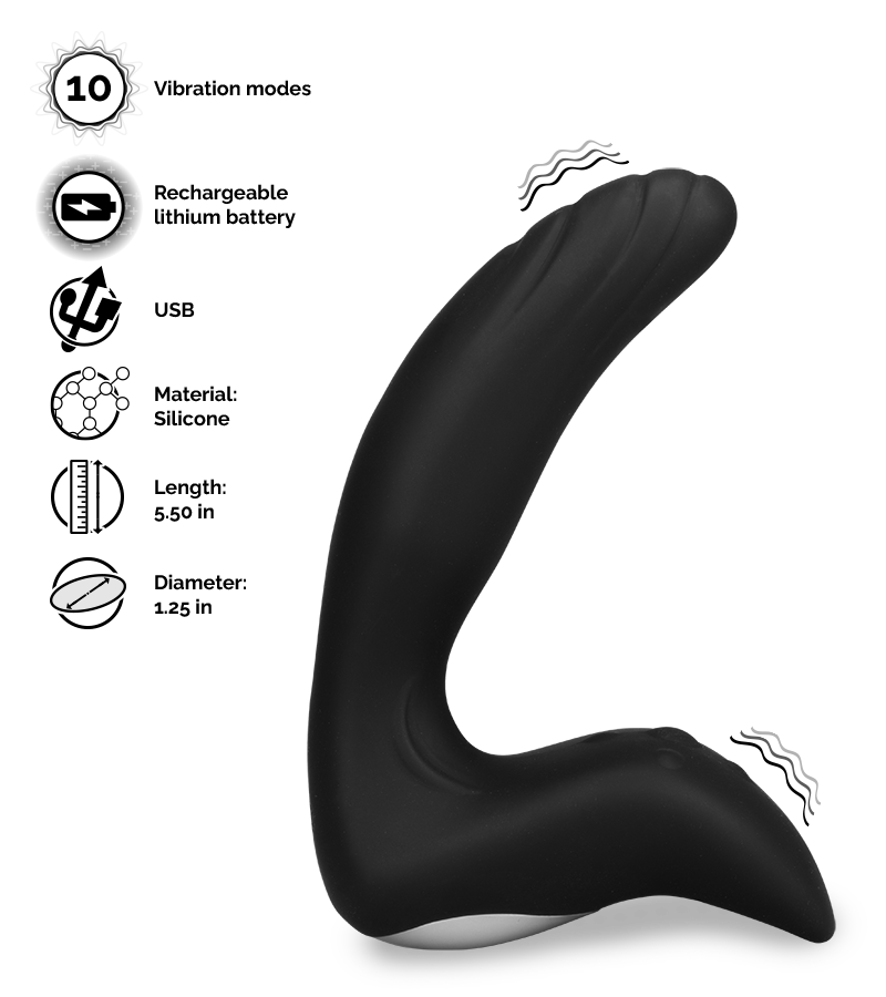 Ecstasy vibrating prostate stimulator