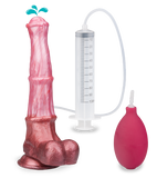 Ejaculating suction-cup horse dildo 8.75 inches