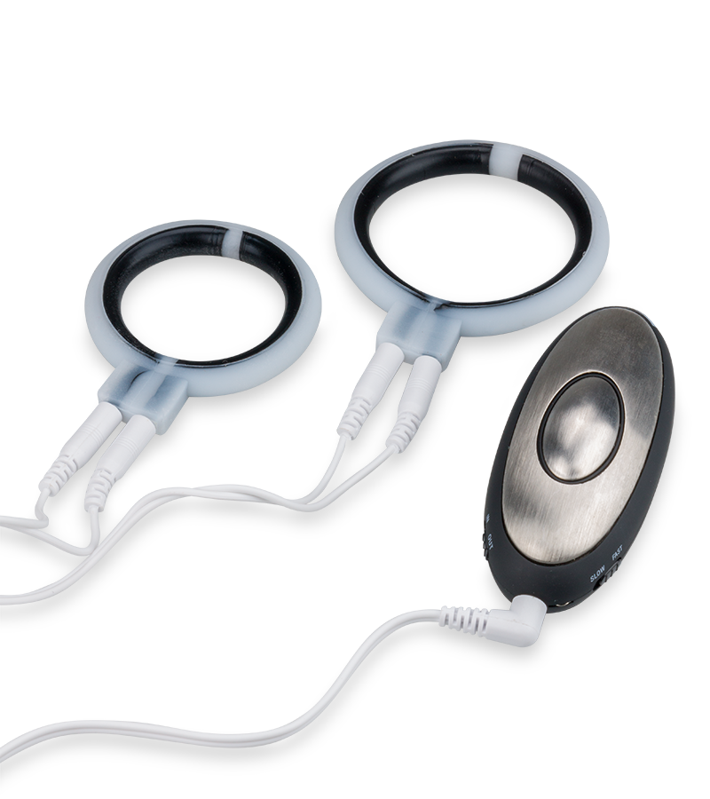 Electro-stimulation cock ring kit