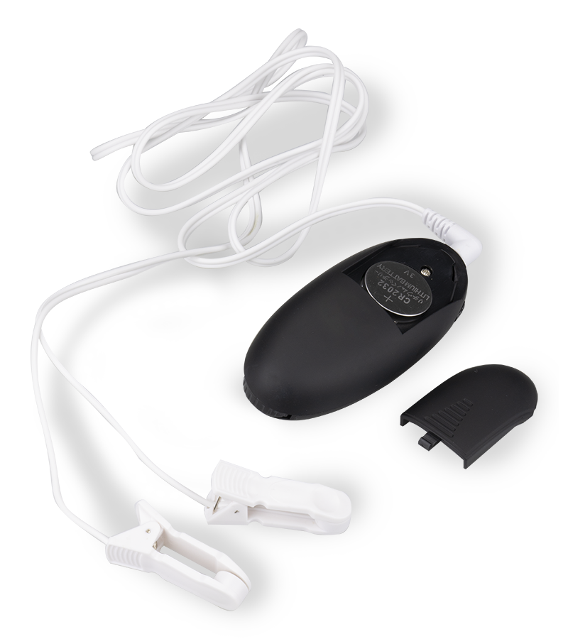 Electro-stimulation nipple clamps