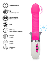 Load image into Gallery viewer, Eleven 2-in-1 pussy pump and vibrator