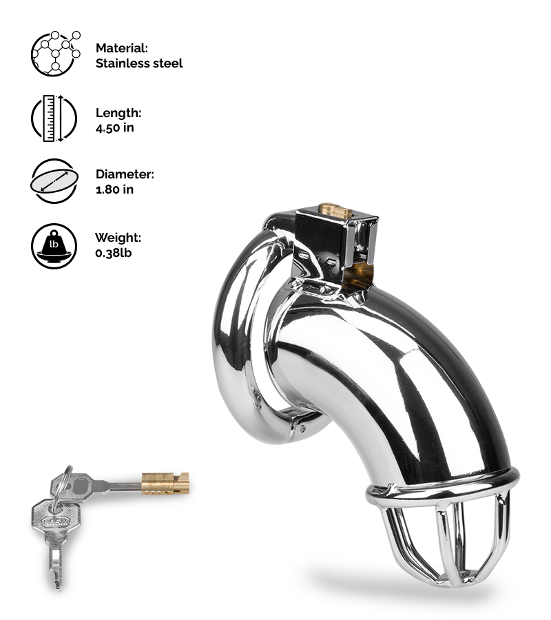 Emerald male chastity cage