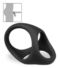 Load image into Gallery viewer, Endless silicone quad cock ring