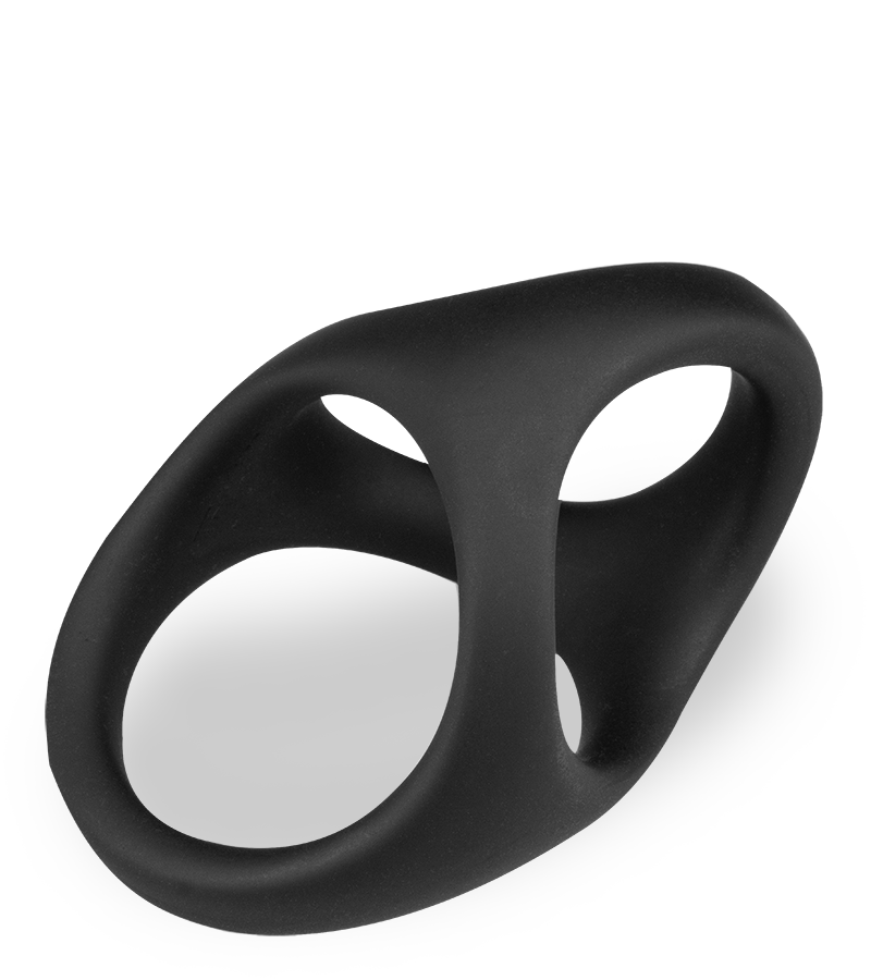 Endless silicone quad cock ring