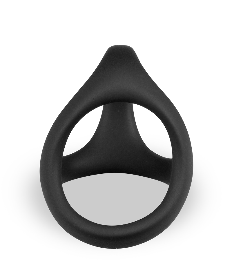 Endless silicone quad cock ring