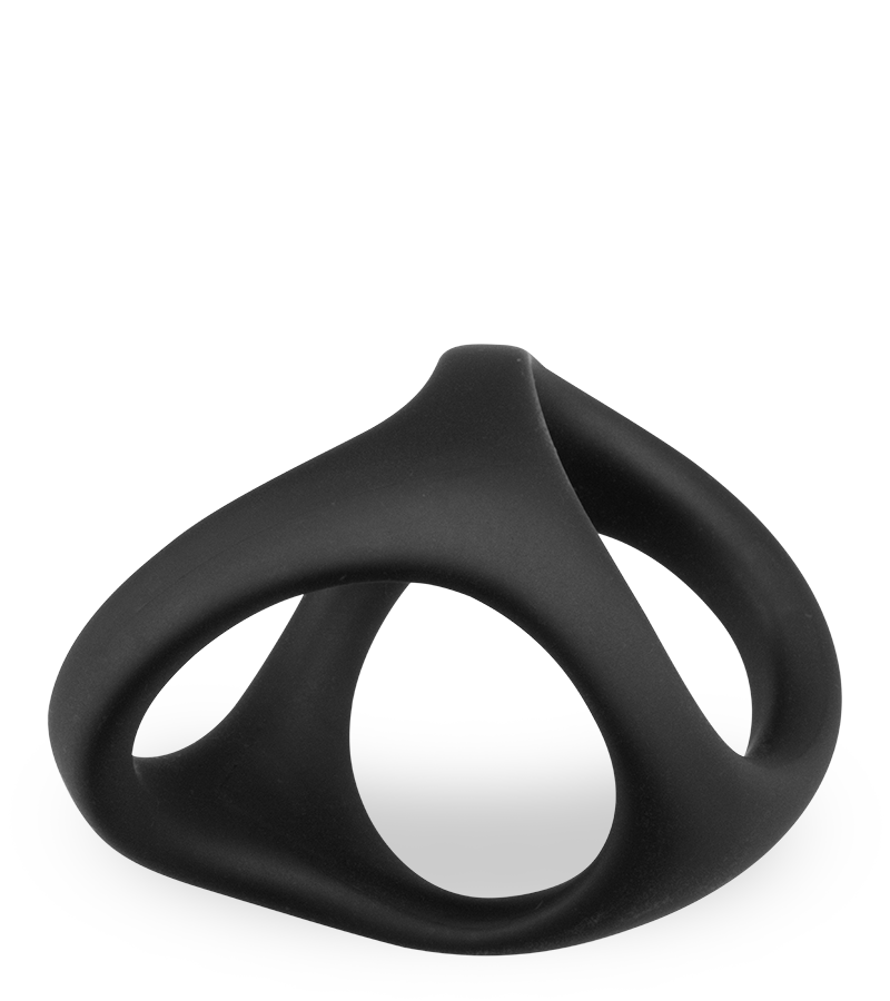 Endless silicone quad cock ring