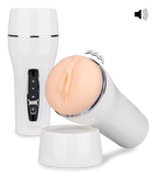 Epsilon realistic vibrating masturbator