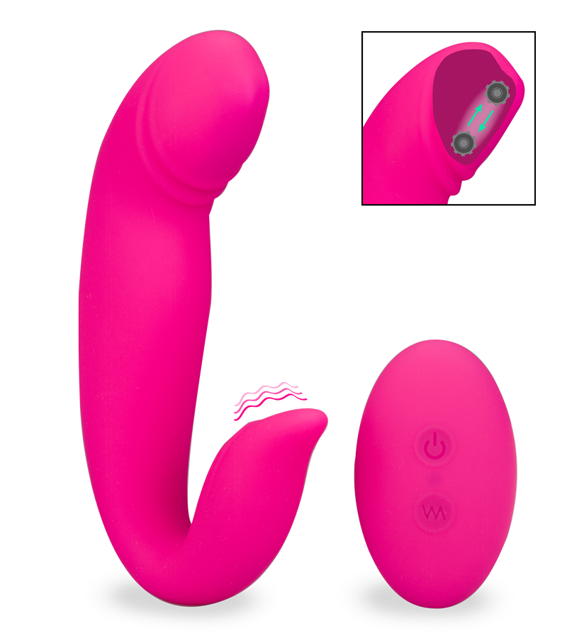 Escape remote-controlled G-spot and clit stimulator