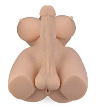 Load image into Gallery viewer, Esther transsexual bust with penis, vagina and anus 25 lb