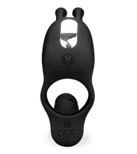 Load image into Gallery viewer, Eternal double penetration vibrating cock ring